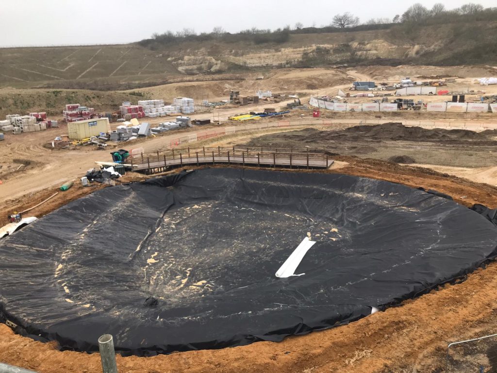 Attenuation Pond Lining System_