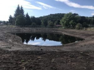 Completed Attenuation Pond Liner
